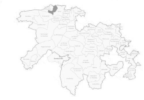 Carte situation Haute vallée de Chevreuse